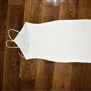White maxi dress